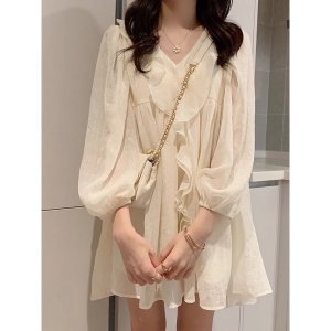 Váy Babydoll Xước Tơ Loại 1 2 Màu Siêu Xinh Có Ảnh Thật Kèm Video-2