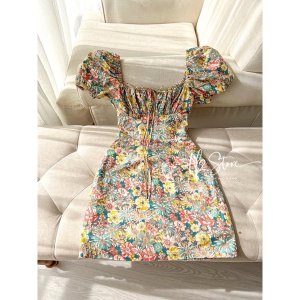 Váy Body Hoa Thô Dáng Ôm Sexy Có Ảnh Thật Kèm Video-7