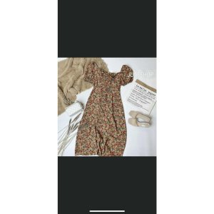 Váy hoa cúp ngực cổ nơ xinh-7