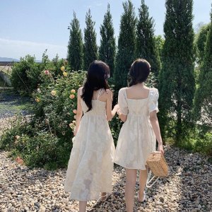 [HÀNG QCCC] - Váy hoa ulzzang tiểu thư bạn thân quai ngọc vintage - M28 - jannahouse-4
