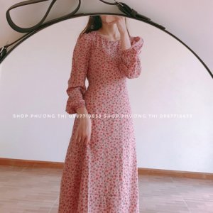 [VIDEO] Váy hoa nhí vintage - đầm hoa cỏ-5