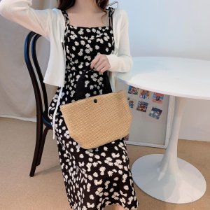 Váy Hoa Nhí Hai Dây Dáng Dài Kiểu Dáng Dễ Thương Xinh Xắn-6