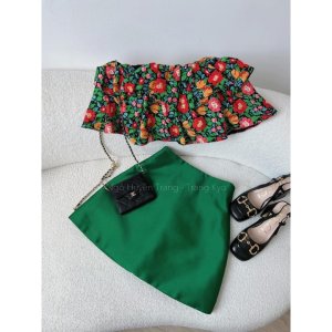 Set áo hóa trễ vai + chân váy A-3