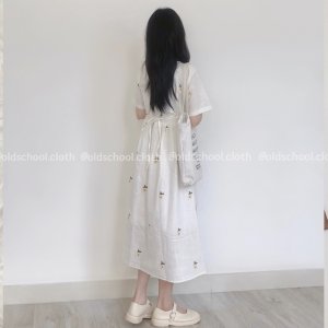 [Mã 255FASHIONSALE giảm 100% đơn 150K] [VIDEO Unbox] VÁY BABYDOLL HOA TAY NGẮN (ảnh thật)-8