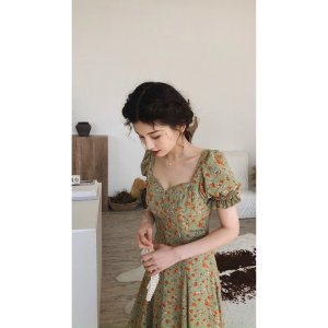 VÁY VOAN HOA NHÍ 3 màu siêu sang,dễ mặc đi chơi đi tiệc( tuyển sỉ, ctv toàn quốc)-3