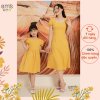 Sét váy đôi mẹ và bé gái đũi kẻ nhỏ em's-1