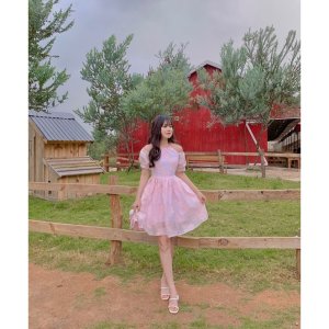 [Mã 55FASHIONSALE giảm 12% đơn 99K] ❌ ĐẦM - VÁY CỔ YẾM IN HOA OVANGA 🌷-9