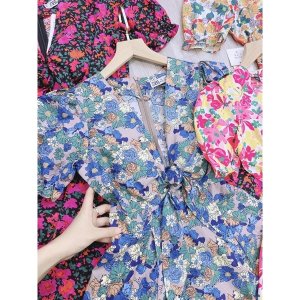 VÁY HOA BUỘC NƠ NGỰC LI EO-9