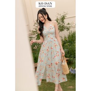 [Mã BMLTA50 giảm 50K đơn 99K] Váy maxi 2 dây dáng dài đi biển hoạ tiết hoa nhí KOISAN 21056508-5