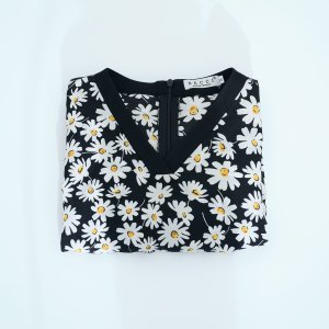 Váy hoa nhí HECCI hai dây dáng xòe nữ tính V325-3