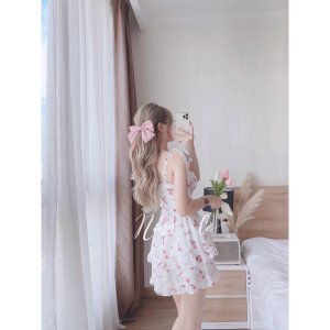 Váy Hoa Cup Ngực, Form xòe Lên Dáng Siêu Xinh-3