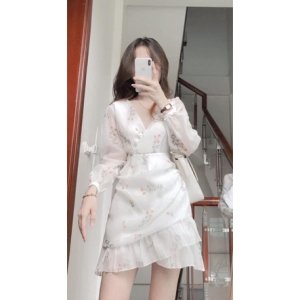 váy hoa đuôi cá-1