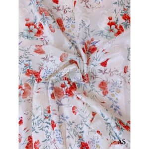 Váy hoa nhí xếp li ngực tay bồng tiểu thư diện đi chơi đi tiệc tone màu sáng da 2 lớp nhẹ nhàng xinh lắm-6