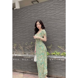 Váy maxi von hoa bèo ngực-2