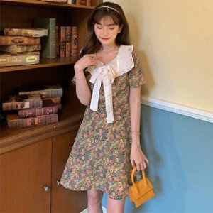 [HCM] VÁy hoa cổ sen baby-2