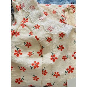 VÁY HOA CỔ REN BÁNH BÈO, VẢI MỀM MÁT. ĐƯỢC KIỂM TRA TRƯỚC KHI NHẬN HÀNG-8