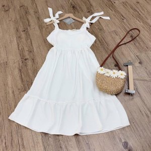 Váy Nữ 2 Dây, Đầm nữ 2 dây Dáng Suông Họa Tiết CỘT NƠ VAI , Hàng Cao Cấp TT 10-5