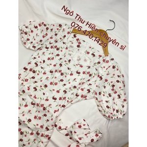 Váy hoa nhí Vintage siêu xinh phong cách-5