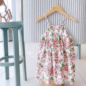 Váy hoa hai dây siêu xinh cho bé-5