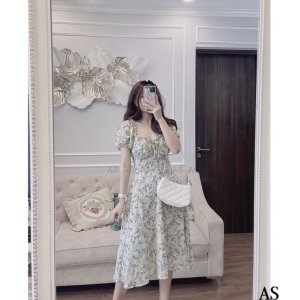 Váy Voan Hoa Nhí Dáng Dài-4