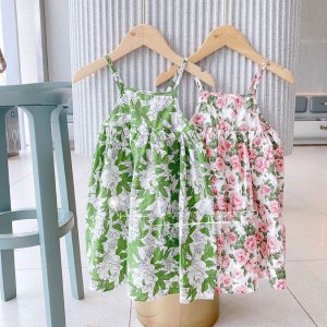 Váy hoa hai dây siêu xinh cho bé-6