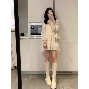 Váy Babydoll Xước Tơ Loại 1 2 Màu Siêu Xinh Có Ảnh Thật Kèm Video-3