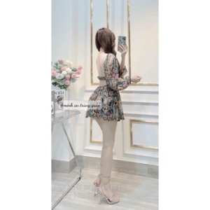 váy voan hoa hở lưng-7
