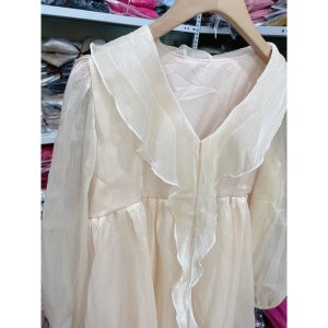 Váy Babydoll Xước Tơ Loại 1 2 Màu Siêu Xinh Có Ảnh Thật Kèm Video-9