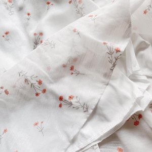 Váy hoa nhí cổ vuông vintage dáng dài tay ngắn phối nút bộc,đầm dự tiệc cưới công chúa sang chảnh xinh đẹp-9