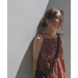 [Mã 44FASHIONSALE404 giảm 10K đơn 50K] Đầm Hoa Nhí 2 Dây Nữ 🦋 Váy Dây Buộc Hoa Nhỏ 3 Màu 🦋-7