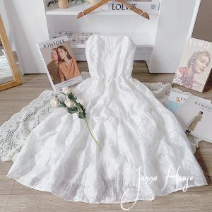 [HÀNG QCCC] - Váy hoa ulzzang tiểu thư bạn thân quai ngọc vintage - M28 - jannahouse-5