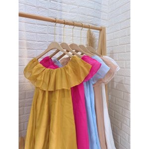 [Siêu Hot] Váy Maxi Bèo Trễ Vai 5 Màu Siêu Xinh Có Ảnh Thật Kèm Video-8