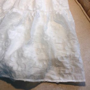 💕 Váy cổ tim thắt eo hoạ tiết hoa in nổi tay bồng siêu xinh 💕-7