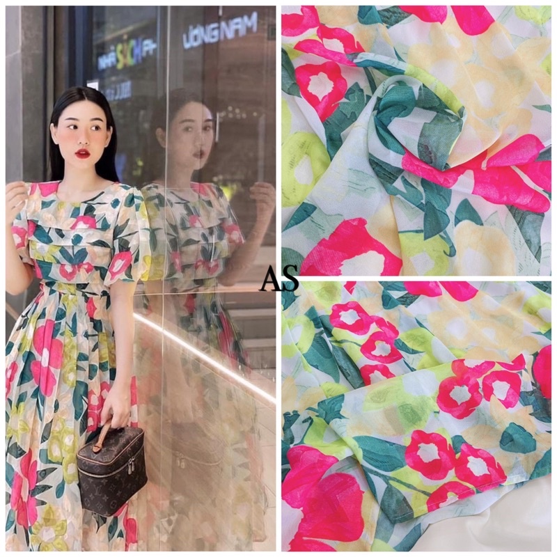 BÁN SỈ VÁY HOA XOÈ LY NGỰC CHO NỮ-4