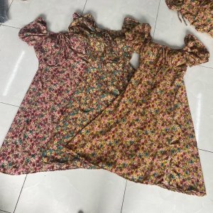 Váy hoa cúp ngực cổ nơ xinh-9