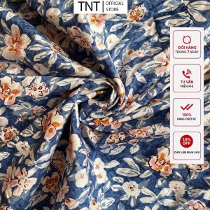 váy hoa vitage, đầm babydoll cổ vuông buộc nơ sau phong cách hàn quốc-6