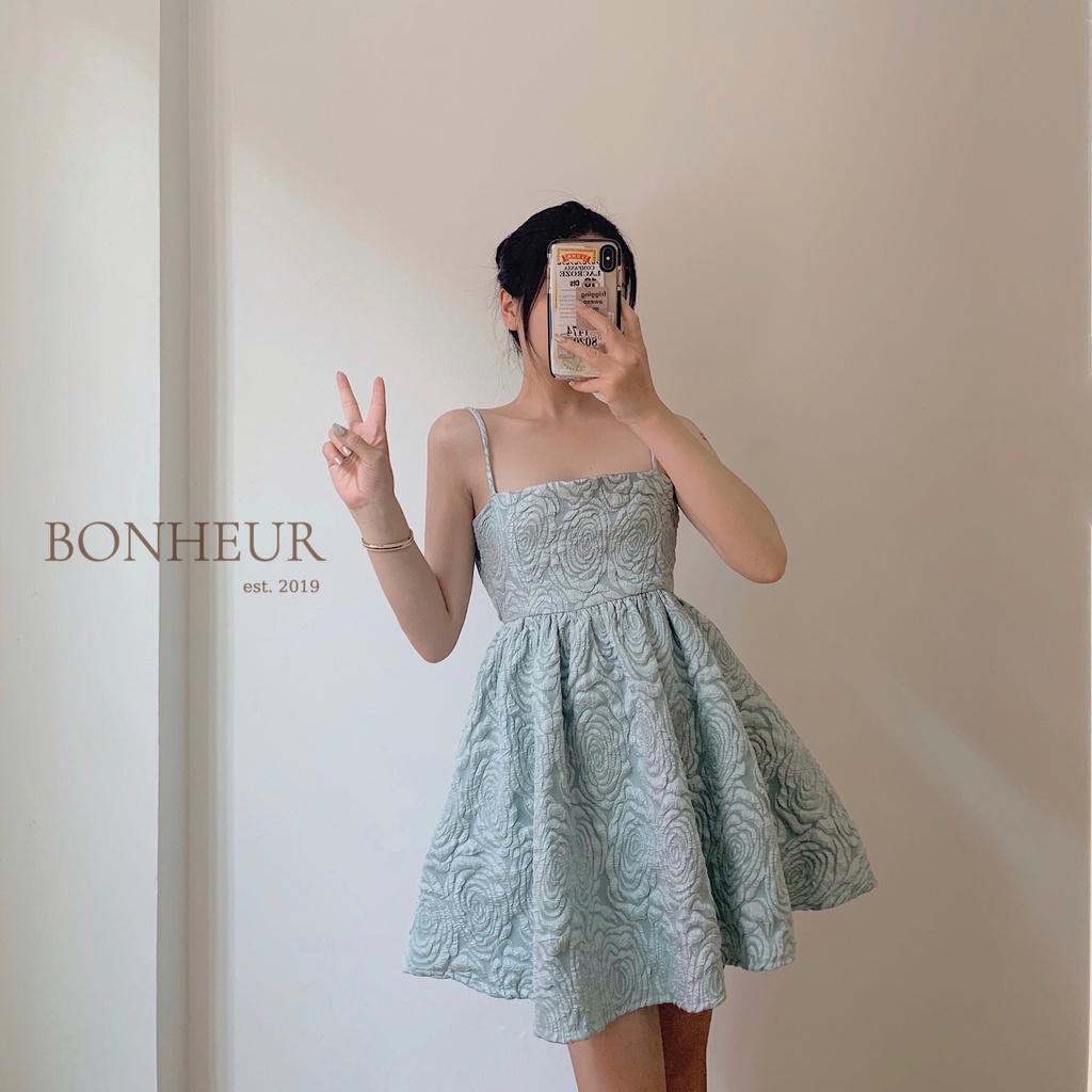 Váy hở lưng buộc dây quyến rũ trendy phong cách tiểu thư TẶNG KÈM DÁN NGỰC Katie Dress-8
