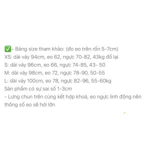 [Mã 55FASHIONSALE1 giảm 10K đơn 50K] Váy nữ đầm hoa nhí xinh đẹp dáng dài suông xòe nhẹ vintage bánh bèo 2 lớp - 501-8