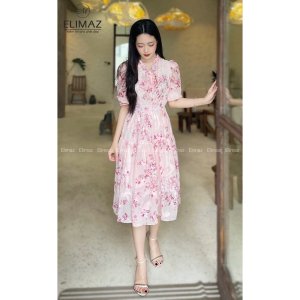 Váy nữ công sở Elimaz đuôi cá 2 lớp hoa nhí EV22.017-8
