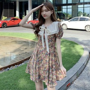 [HCM] VÁy hoa cổ sen baby-9