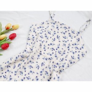 [Mã 55FASHIONSALE giảm 12% đơn 99K] Đầm váy hai dây hoa nhí dễ thương xinh xắn Rolisa RD003-5