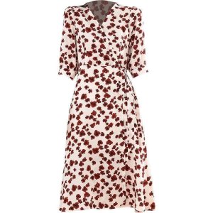 Đầm Hoa Cổ Chữ V Thiết Kế Sang Trọng Thời Trang Cho Nữ-5