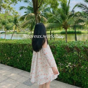 Váy hoa nhí khoét vai siêu xinh Thiết kế By Jeteveux-6