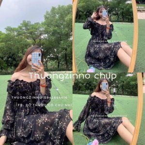 [Ảnh thật/Video] Váy hoa vintage Quảng Châu hàng chất lượng cao mặc được hai kiểu-9