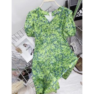 [ 𝐅𝐑𝐄𝐄 𝐒𝐇𝐈𝐏 ] VÁY HOA XANH HOT TREND THIẾT KẾ-5