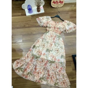 🌈 VÁY TƠ HOA MAXI DÀI NHÚN THÂN CÁNH TIÊN🍁-7