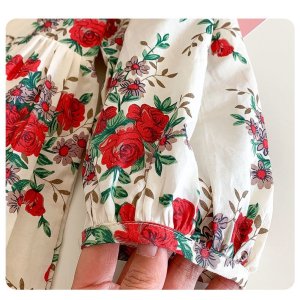 Đầm Hoa Dài Phong Cách Mori Thời Trang Mùa Xuân 2022 Cho Nữ-7