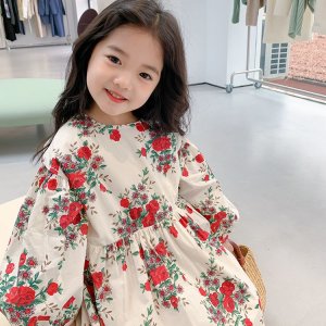 Đầm Hoa Dài Phong Cách Mori Thời Trang Mùa Xuân 2022 Cho Nữ-5