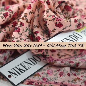 Váy 2 Dây Hoa Nhí Vải Lanh Quai Buộc – Váy Lanh 2 Dây Dáng Xòe Nikendo VL1-5