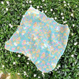 Váy 2 dây hoa nhí thiết kế DONNA màu xanh mint làm sáng da-7